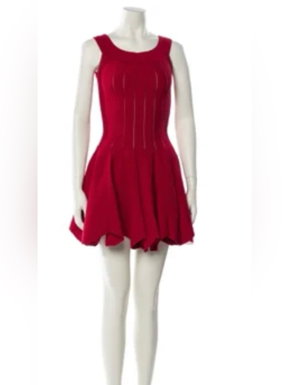 Jonathan Simkhai red sleeveless knit mini dresses Small